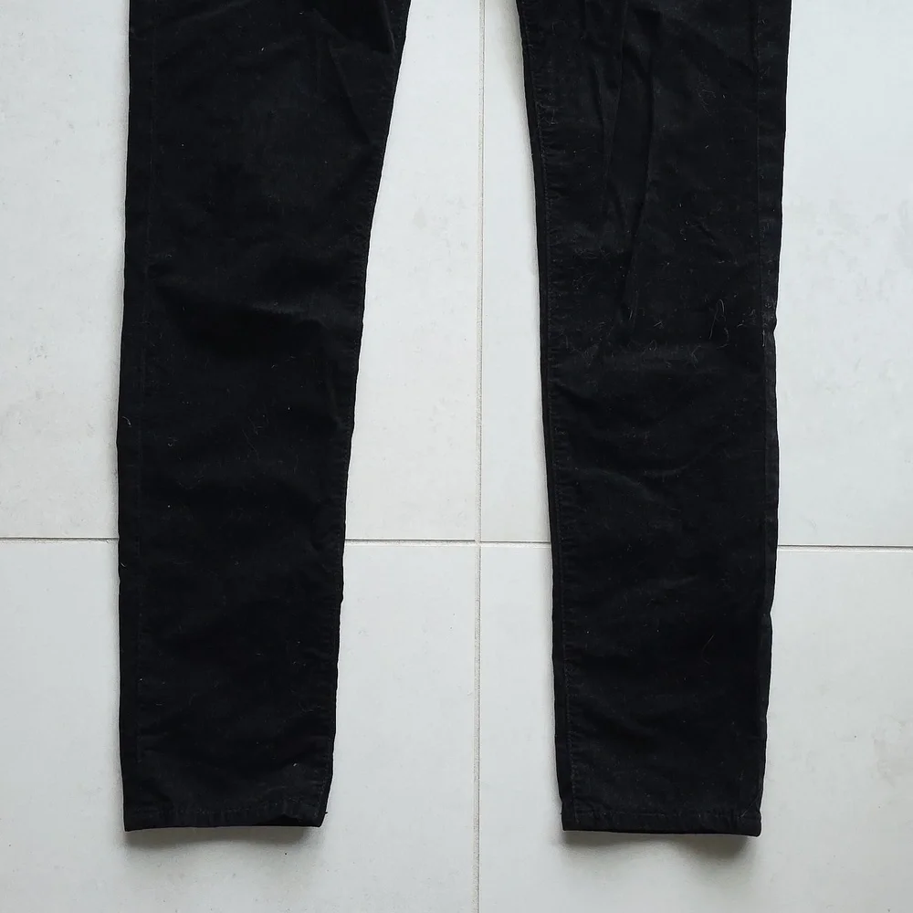 AG Adriano Goldschmied the Jegging Super Skinny Fit corduroy Black 29r Low Rise - Picture 2 of 12